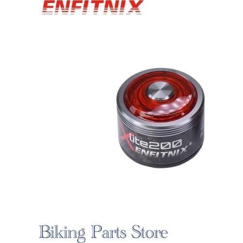 Enfitnix Xlite200 Led Warning Night Light Smart Tail Light Automatic Brake Rear Light Carbon Fiber Lightweight Ultra Bright