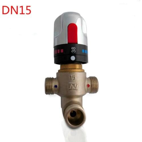 Thermostatic Valve Temperature Mixing Valve for Solar Water Heater Valve Chrome Constant Water Mixers
