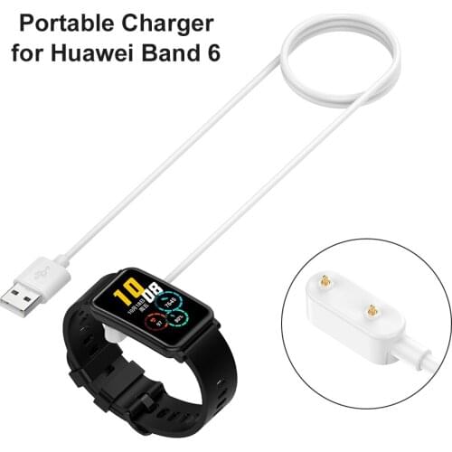 1m USB Charging Cable Cord Wire Portable for Huawei Band 6/Watch Fit Honor Band 6/Watch ES Charger Dock Cradle