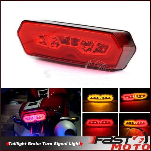 For Honda MSX Grom 125 CTX 700 N CTX700N2014-2016 Red Lens Taillight Motorcycle Integrated LED Tail Brake Light Turn Signal