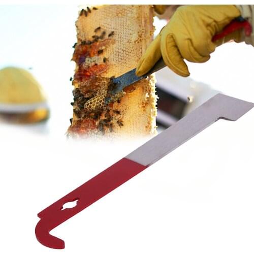 1Pc Bee Scraper Stainless Steel Take Honey Knife J-type Bee Hive Scraper Multifunctional Apiculture Uncapping Beekeeping Tools