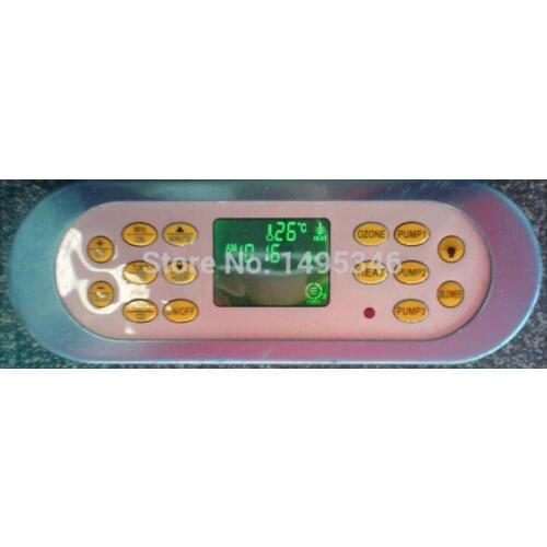 16key yellow spa display and control box for winer and hotpool amc spa control box replacement, and spa master box for AMC