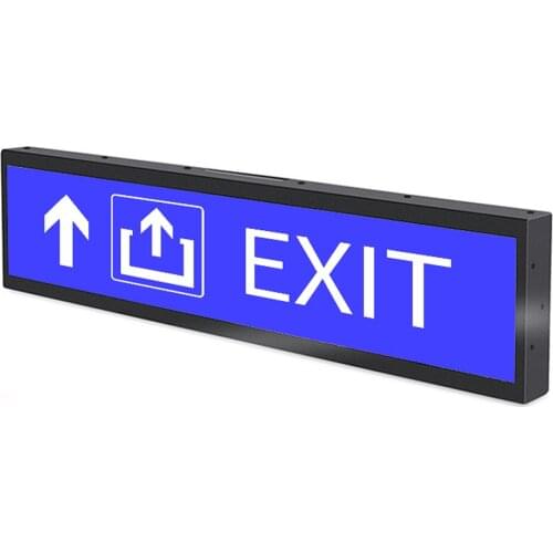 27.7 inch supermarket ultra wide stretched bar lcd monitor commercial screen shelf advertising display Size 699x58mm