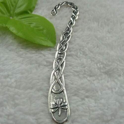 32 pieces antique silver nice bookmarks 113x24mm #1097