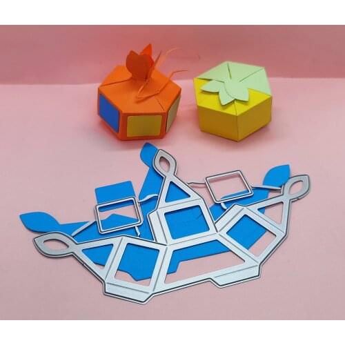 3D Box Metal Cutting Dies Scrapbooking Embossing Folders for Card Making Craft Stencil Hobby Punching for Paper Dies