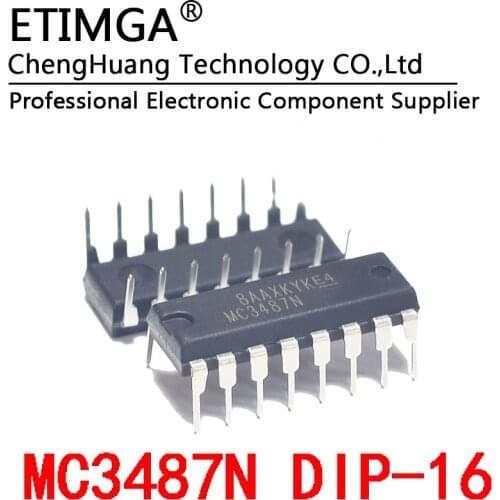 5PCS/LOT Original MC3487N DIP-16 422 Driver IC MC3487