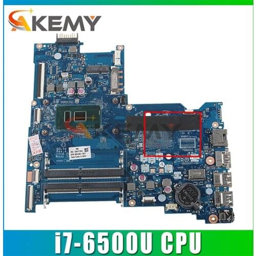 854934-001 For HP 15-AY 15-AC Laptop Motherboard 854934-601 BDL50 LA-D704P With SR2EZ i7-6500U CPU DDR4 MB 100% Tested Fast Ship