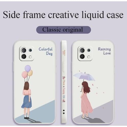 Flowing Fallen Leaves Phone Case For Xiaomi Mi 11 10T 10T Pro 10 S lite Ultra 9T 9 8 Note 10 Pro Poco F3 F2pro X2 Cover