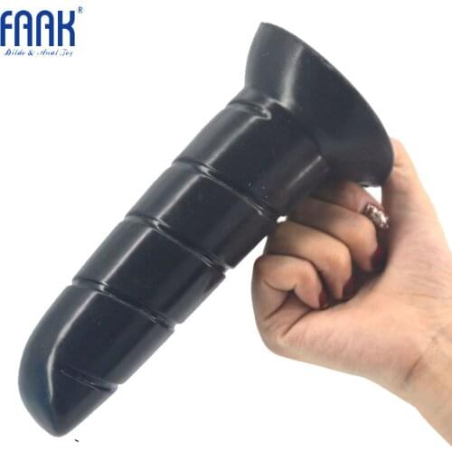 FAAK Silicone Anal Plug with Suction Cup 2018 Sex Products Masturbate Stick Anal Dildo Penis Sex Toys for Woman Prostate Massage