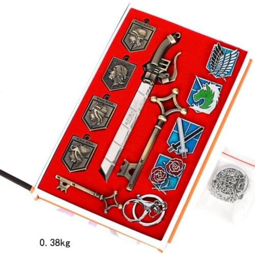 IVYYE Attack on Titan A25299 Fashion Anime Metal Key Chains Cartoon Keyring Car Keychain Pendant Toys Keyholder Unisex Gifts NEW