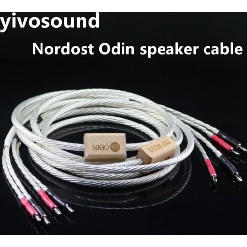 HIFI Nordost Odin audiophile silver wire speaker cable banana Yplug audio Horn connection