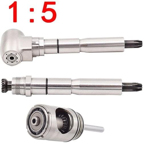 Cartridge/Rotor Fit ContraDental 1:5 Increasing Red Ring Contra AngleLow Speed Water Spray Handpiece For E-TYPE MotorTi-Max X95