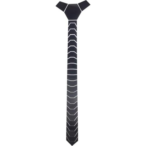 Fashion Glossy Black Men Skinny Necktie Slim Designer Brand Luxury Wedding Ties Accessory Wedding Groom Formal Suit GEOMETIE