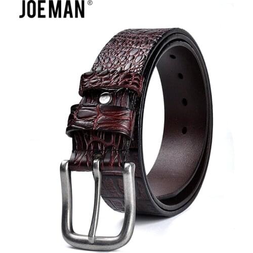 Men Crocodile Cowskin Belt Material Luxury cow Leather Designer Belt Men High Quality Luxury Leather Designer Belt