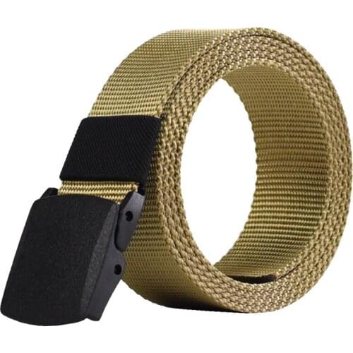 FURONG Men Outdoor Knitted Belt Quick Dry Waist Belt For Male Hiking Camping Solider Polyester Sports Tactical Belts R001