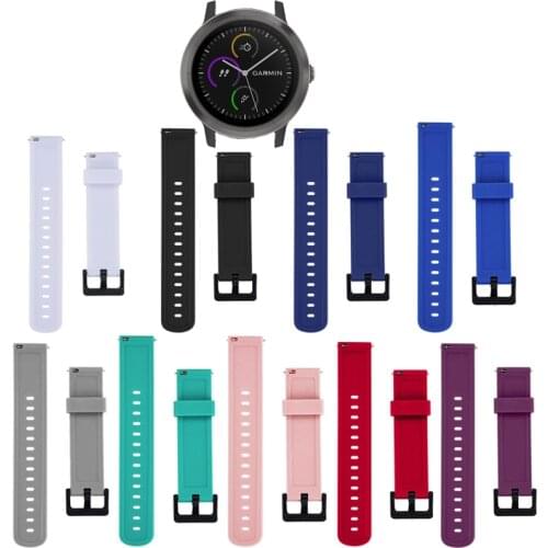 Fashion Soft Silicone Watch Strap Band For Garmin Vivoactive 3 Replacement New Sports Bracelet 20mm Wrist band strap Unisex 2019