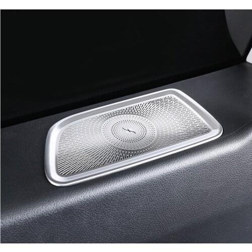 Stainless Steel Tweeter Speaker Cover Trim For Mercedes GLE W167 350 450 500e gls W167 450 500 550 x167 Interior Accessories
