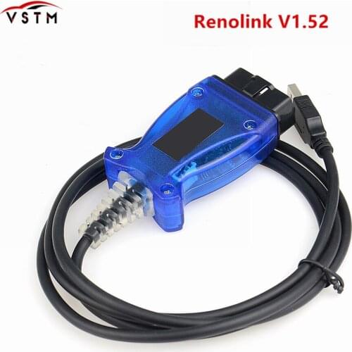 Newest Renolink OBD2 cable For Renault ECU Programmer V1.52 USB Diagstnotic Cable Renolink ECU programmer