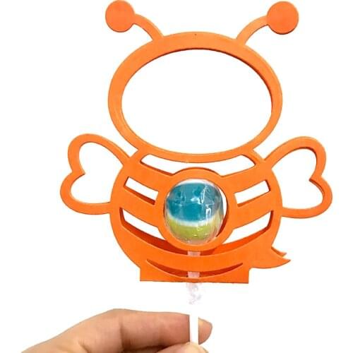 New 2021 Animal Bee Lollipop Holder Metal Cutting Dies Stencils for DIY Scrapbooking Paper Cards Craft Making Craft
