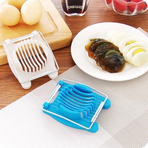 New Stainless Steel Boiled Egg Slicer Cutter Mushroom Tomato Kitchen Chopper DIY Love Heart Breakfast Egg Cut Tool Kitchen