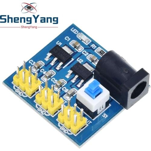 TZT DC-DC 12V To 3.3V 5V Buck Step down Power Supply Module For Arduino
