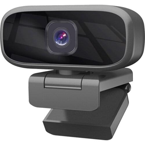 720P HD Webcam Portable Computer Clip-on PC Camera Plug-And-Play USB Camera for Online Video Conference Teaching