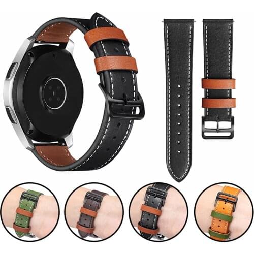 Genuine Leather Band For Huawei Watch GT 2 Pro Strap For Honor GS Pro / ES Huawei GT2 42mm 46mm Pro 20mm 22mm Bracelet Watchband