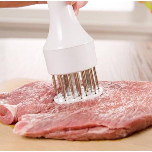Meat Tenderizer Ultra Sharp Needle Stainless Steel Blades Kitchen Tool Steak Pork Beef Fish Tenderness Cookware Kitchen supplies