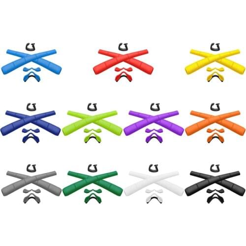 Firtox Replacement Rubber Kits Ear Socks & Nose Pads & Nose Clip For-Oakley M Frame 2.0 Sunglasses Accessories - Multiple Colors