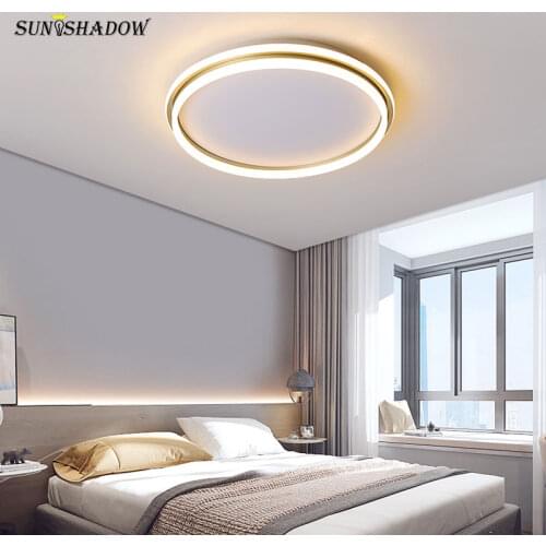 Modern Led Ceiling Light Round Metal Ceiling Lamp for Bedroom Living room Kitchen Dining room Indoor Lighting Fixtures Luminaire