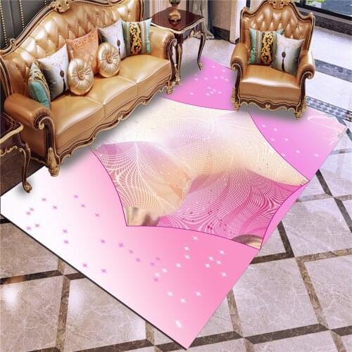 High Quality Simple Abstract Geometric Print Decoration Home Soft Cushion Living Room Floor Mat Bathroom Non Slip Foot Mat
