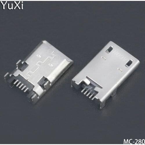YuXi 1pcs/lot Mini USB jack Mini USB socket For ASUS FonePad K004 T100T ME371 ME372 ME301 ME102 K00F Charging port connector