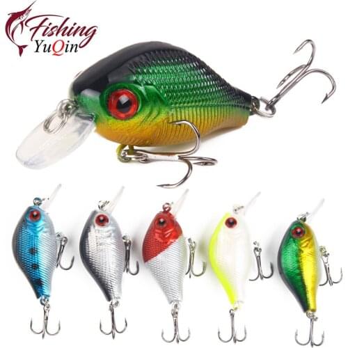 1pcs Floating Crank Fishing Lure 5.5cm 7.8g Pesca Wobbler Minnow Artificial Hard Bait with Treble Hook Crankbait Tackle