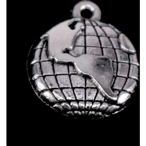 10Pcs Earth Charms for Jewelry Making Charms Pendants Diy Jewelry Findings Accessories 14x18mm