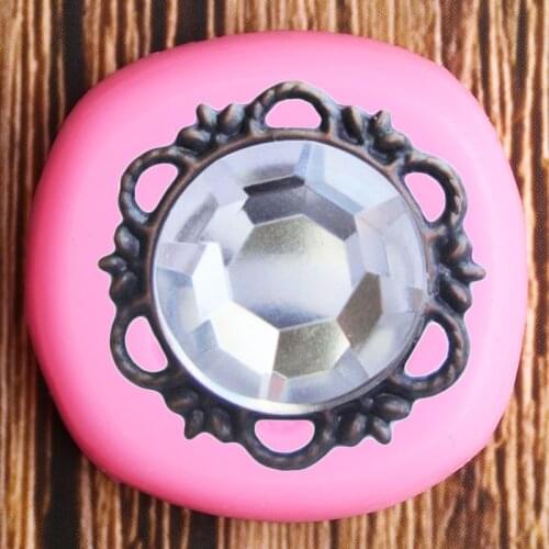 Gem Diamond Shaped Fondant Molds Cake Chocolate Candy Silicone Mold Baking Mould Sugarcraft Cake Decorating Tools