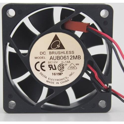 AUB0612MB 6015 12V 0.14A Silent double ball cooling fan 6cm
