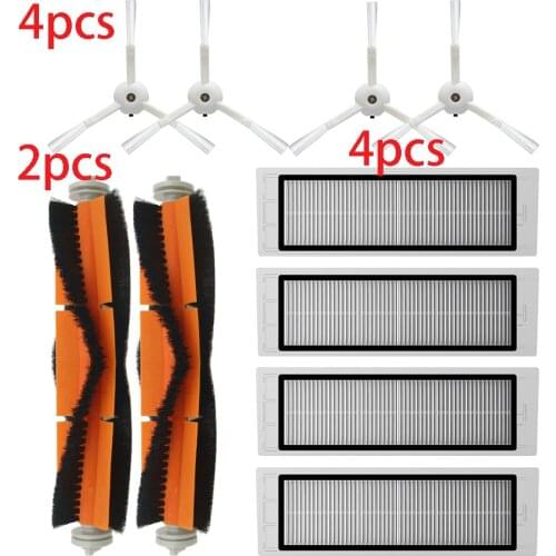 Side Brushes/Main Brushes/HEPA Filters for Xiaomi Vacuum 2 for Roborock S50 S55 S6 Vacuum Cleaner Parts Replacement Accessories