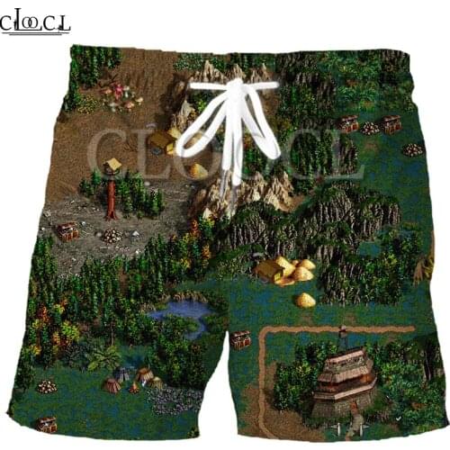 CLOOCL Classic Game Heroes of Might & Magic 3D Print Men Summer Fashion Sports Shorts Hip Hop Harajuku Beach Sweatpants
