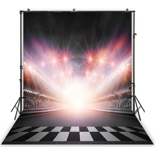HUAYI Photography Backdrop Newborns Baby Birthday Studio Photo Background Racing car Driver Photoshoot Backdrops XT-7145