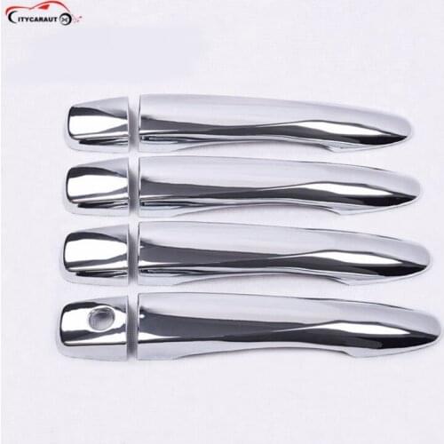 CITYCARAUTO car styling CHROME handle cover FIT for 2015 2016 2017 NISSAN NAVARA handle trim door handle cover ABS chrome cover