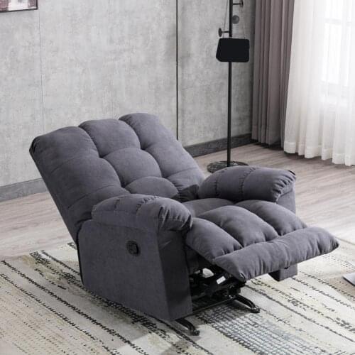 Perfect Gifts Useful Soft Adjustable Chaise Longue Armchair Chenille Rocking Chair Attractive for Home