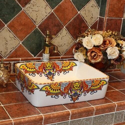 Ceramic Washbasin Jingdezhen Ceramic sink Art basin bowl bathroom sink
