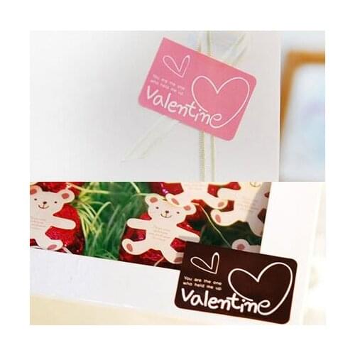 45x30mm VALENTINES DAY gift decoration sealing label sticker, 200 pcs/lot, Item No. FE22