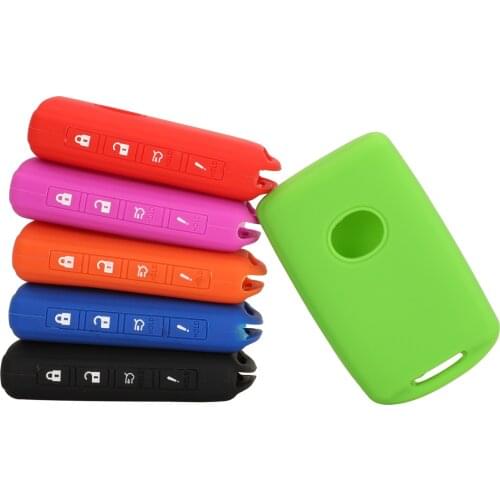 Bilchave 10pcs For Mazda 6 MX-5 Miata RF 3 Hatchback CX-30 Fob New 4 Buttons Remote Car Key Case Silicone Cover Holder
