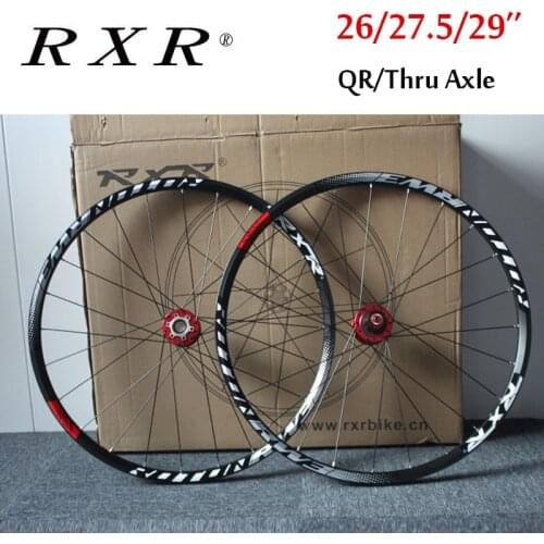 RXR Mountain Bike Wheelset 26" 27.5" 29" MTB bicycle wheel 7-11 Speed Front Rear Rim Wheelsets Fit Shimano SRAM Cassette