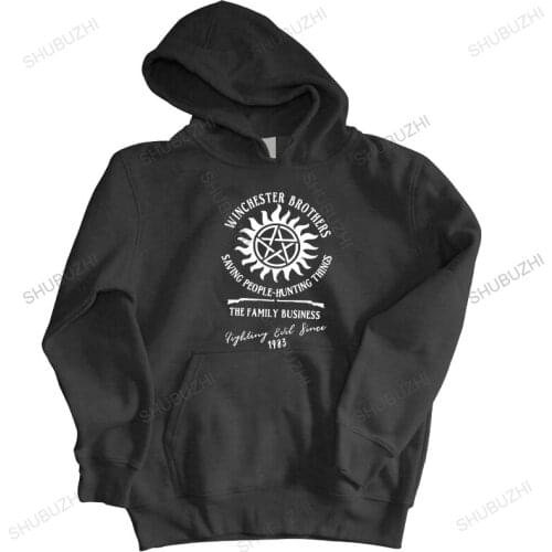 New arrived men hoodies autumn Supernatural Brothers Huntin Things sweatshirt - Dean Sam Castiel mens shubuzhi hoodies Oversized