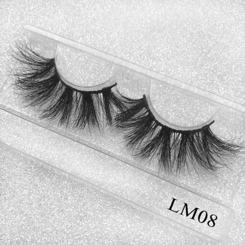 New Styles 28mm False Eyelashes Only Tray Dramatic Length Fake Lashes Long Makeup 3D Mink Eye Lash Extension For Beauty