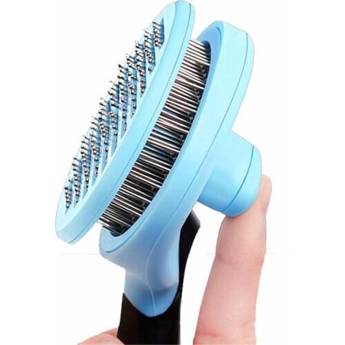 Pet Dog Needle Combs for Cat Small Large Dogs Hair Remover Cat Brush Easy Deshedding Grooming Tools Combs for Cats Pet Supply