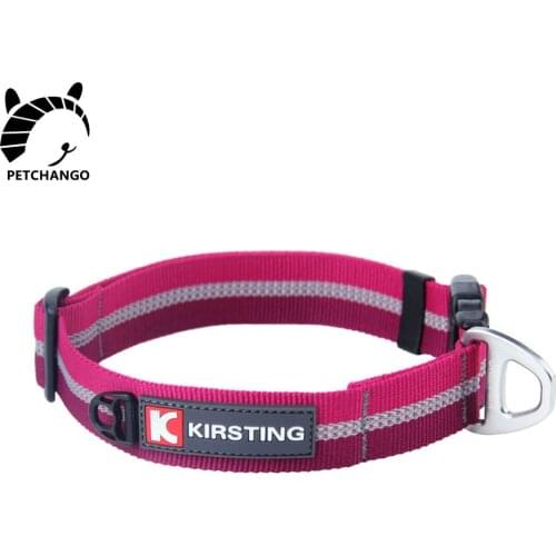 Adjustable Dog Collar 3M Reflective Collar for Dog Nylon Basic Collar Sturdy Comfort Small Medium Large Dogs Pet Dog Accessories