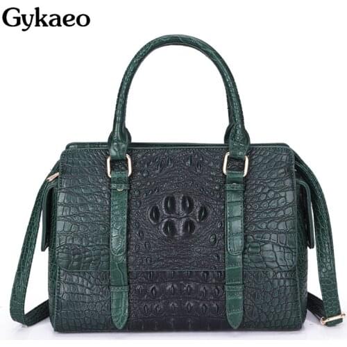 Luxury Handbags Women Bags Designer PU Leather Fashion Tote Bag Ladies Large Capacity Crocodile Pattern Shoulder Bags Sac A Main